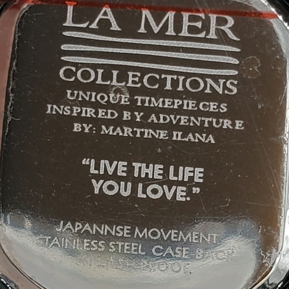 ??La Mer Collection Cloud Gray Wrap Watch